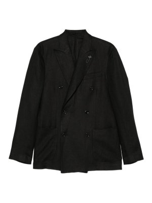 LARDINI: Blazer - Blazer - Schwarz
