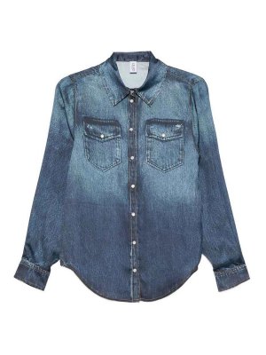 Liu Jo: shirts - Long sleeve denim shirt