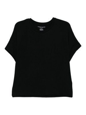 Majestic Filatures: t-shirt - T-shirt girocollo a maniche corte nera