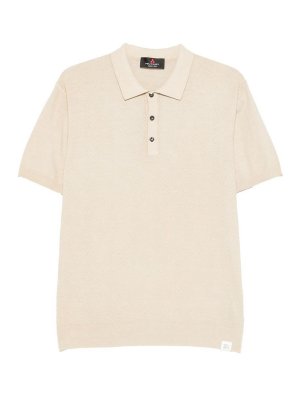 PEUTEREY: polo - Polo Correboi in cotone beige