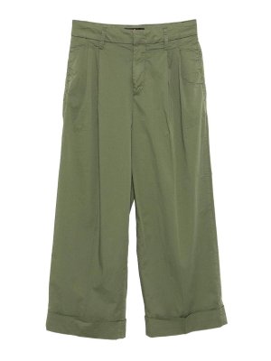 PEUTEREY: casual trousers - Ralph lauren stretch cotton green trousers