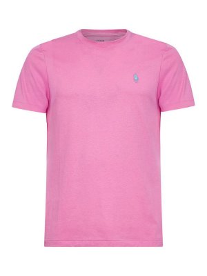 POLO RALPH LAUREN: t-shirts - Pink cotton short-sleeved t-shirt