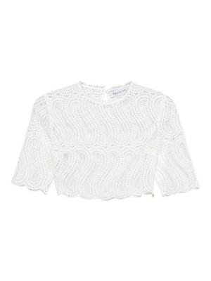 RAQUEL DINIZ: Tops & Tank tops - Top in white lace