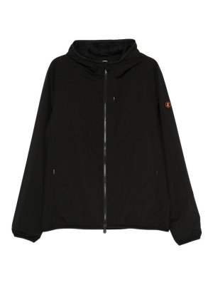 Save The Duck: giacche casual - Giacca Pier nera con zip e cappuccio