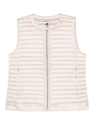 Save The Duck: padded jackets - Mara padded vest light beige