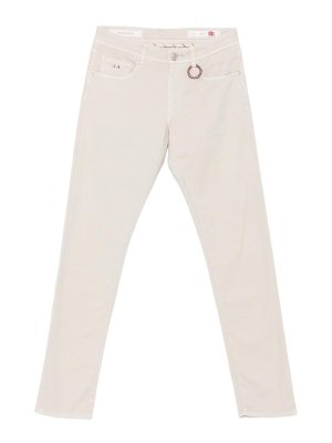 TRAMAROSSA: straight leg jeans - Michelangelo stretch cotton jeans