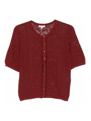 YERSE: Cárdigans - Cárdigan - Rojo