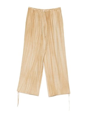 YERSE: pantaloni casual - Pantaloni luna in beige