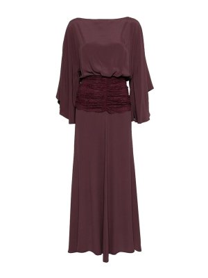 Pinko: Maxi robe - Maxi Robe - Rouge Brun