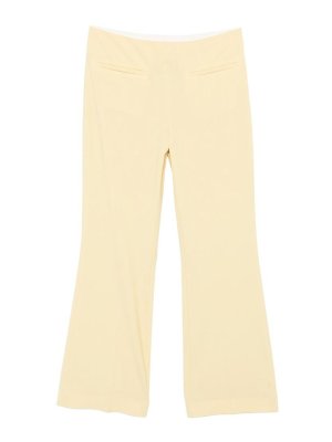 Semicouture: flared jeans - Estefania pants flared in yellow