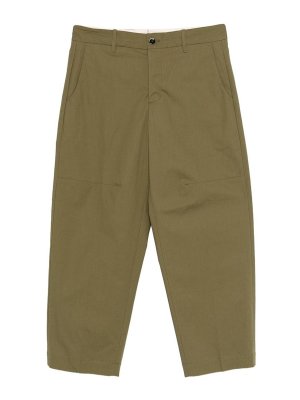 NINE IN THE MORNING: casual trousers - Wool and linen blend trousers