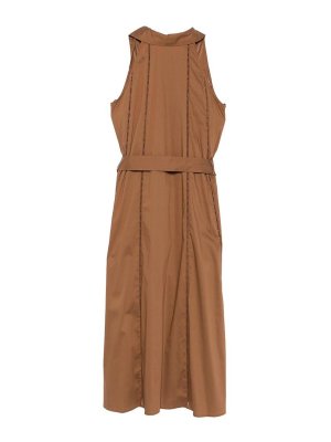 Semicouture: Vestidos media pierna - Vestido Midi - Marrón