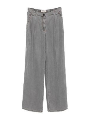 Semicouture: Pantalons casual - Pantalons Décontractés - Gris