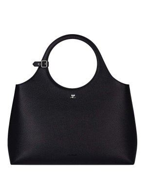 Courreges: Handtaschen - Shopper - Schwarz
