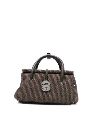 ZANELLATO: totes bags - Dotta small brown bag