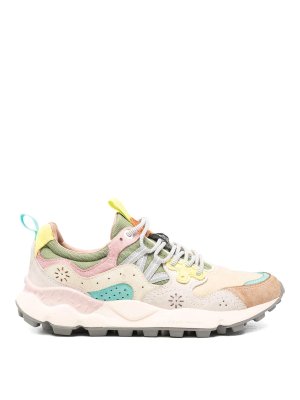 FLOWER MOUNTAIN: sneakers - Sneakers multicolor beige