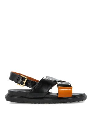 Marni: sandals - Women's glossy leather sandals