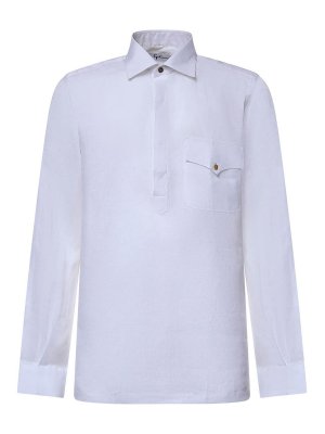 GIULIANO GALIANO: shirts - Rits Linen Shirt