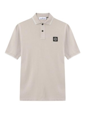 STONE ISLAND: Polos  - Polo - Gris Clair