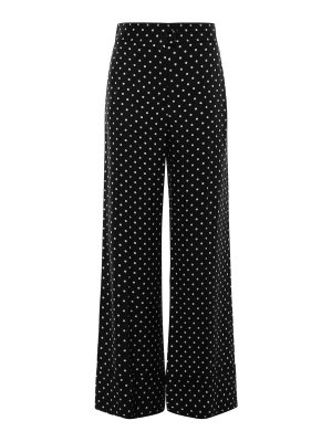 VALENTINO GARAVANI: pantaloni casual - Pantaloni super large con stampa Plus-De-Pois