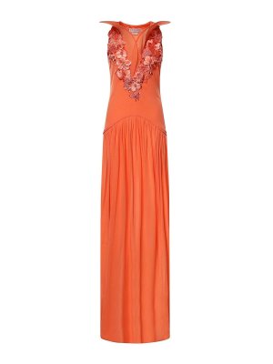 GENNY: Maxi robe - Maxi Robe - Rouge Clair