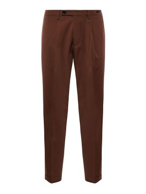 MICHAEL COAL: Maßgeschneiderte und Formale Hosen - Formale Hose - Dunkelrot