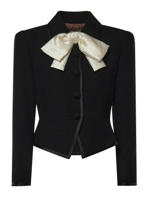 VALENTINO GARAVANI: Blazer - Blazer - Schwarz