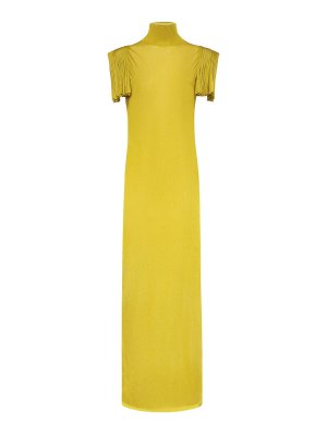 Alaïa: Turtlenecks & Polo necks - Long Viscose Dress