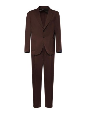 SANTANIELLO: formal suits - Single-Breasted Wool Suit