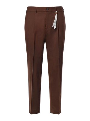 SANTANIELLO: Tailored & Formal trousers - Wool Blend Trousers