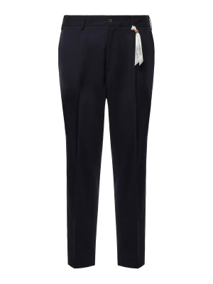SANTANIELLO: Tailored & Formal trousers - Wool-Blend Trousers