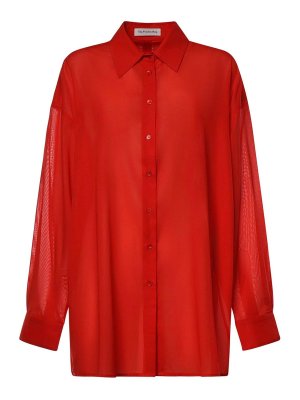 THE FRANKIE SHOP: shirts - Melia Cotton Shirt