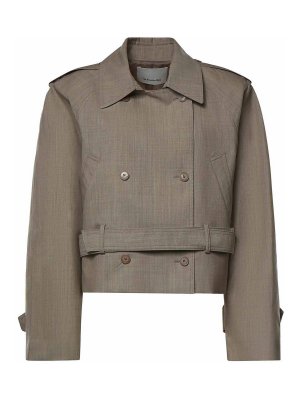 THE FRANKIE SHOP: Trenchs - Trench-Coat - Beige