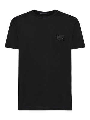 DOLCE & GABBANA: Tシャツ - Tシャツ - 黒