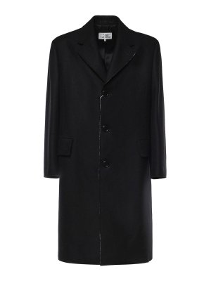 MM6 MAISON MARGIELA: ニーレングスコート - 膝丈コート - 黒