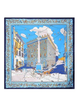 SALVATORE FERRAGAMO: Bufandas y pañuelos - Bufanda - Azul