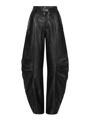 ROTATE Birger Christensen: pantaloni casual - Pantaloni cargo in pelle