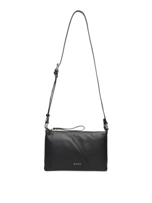 BIASIA: clutches - Flat Leather Clutch