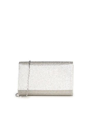 RENE CAOVILLA: Clutch - Pochette - Argent