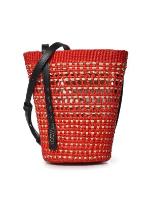 LOEWE: トートバッグ - トートバッグ - 赤