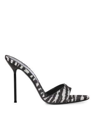 Paris Texas: sabot - Mules Lidia Con Stampa Zebrata