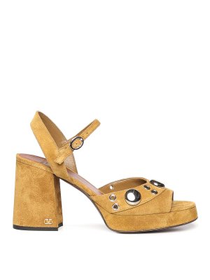 VALENTINO GARAVANI: sandals - Nellcte Split Leather Platform Sandal