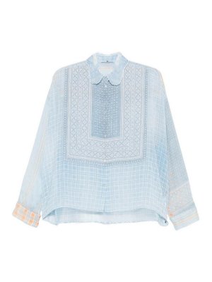 ERMANNO SCERVINO: シャツ - シャツ - ライトブルー