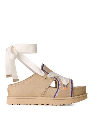 UGG: sandali - Sandali hi artistici beige con cinturino