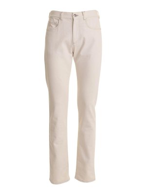 CANALI: Jeans Rectos - Vaqueros Rectos - Blanco