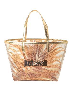 JUST CAVALLI: Bolsos Shopping - Bolso Shopping - Dorado