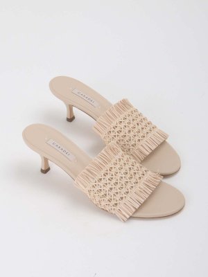 Casadei: ロファー＆スリッパ - ローファー - ヌードカラー