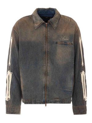 AMIRI: Chaquetas denim - Chaqueta Vaquera - Azul