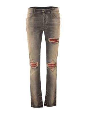 AMIRI: Jeans pitillos - Vaqueros Pitillos - Negro