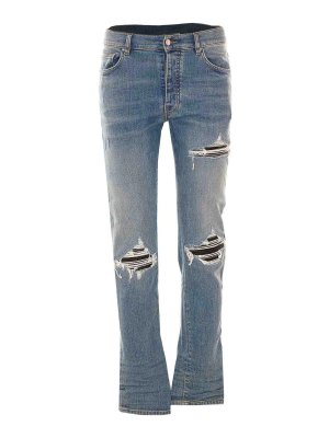 AMIRI: Jeans pitillos - Vaqueros Pitillos - Azul